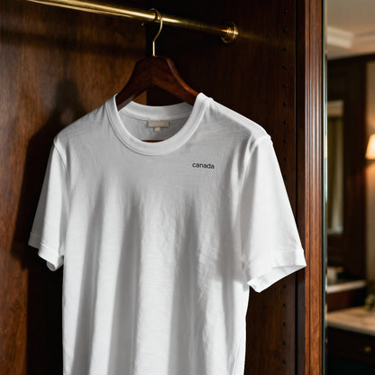 Canada - black on white - tshirt